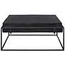 Uttermost Telone 35" Wide Dark Oxidized Black Coffee Table