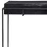 Uttermost Telone 55" Wide Dark Oxidized Black Console Table