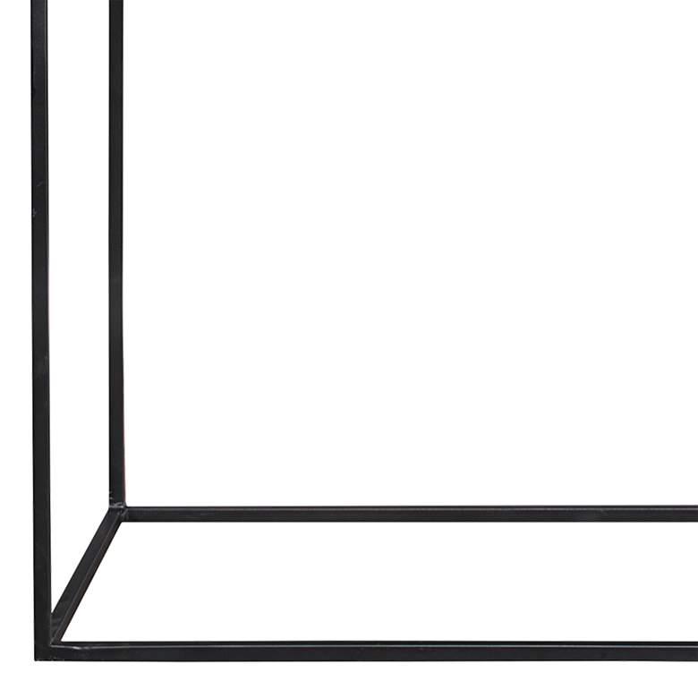 Image 4 Uttermost Telone 55" Wide Dark Oxidized Black Console Table more views
