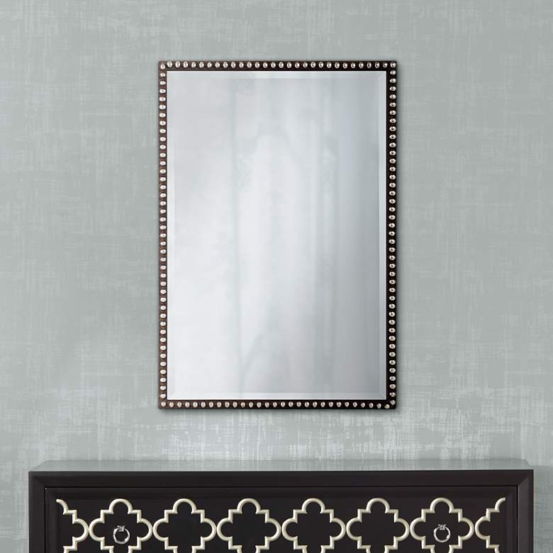Image 1 Uttermost Tempe Rusty Brown 22" x 32" Wall Mirror