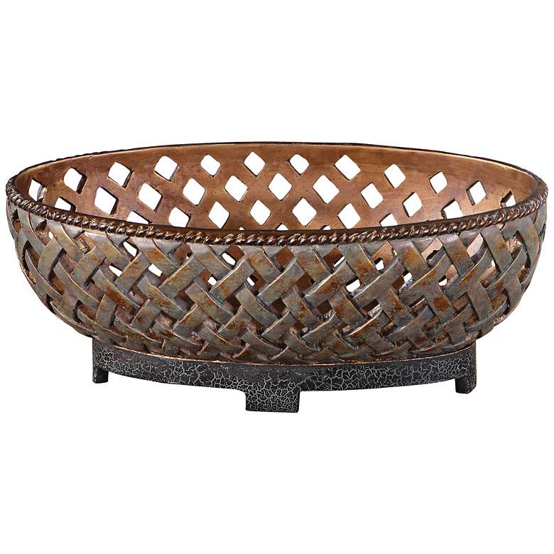 Image 1 Uttermost Teneh Copper Bronze Decorative Bowl