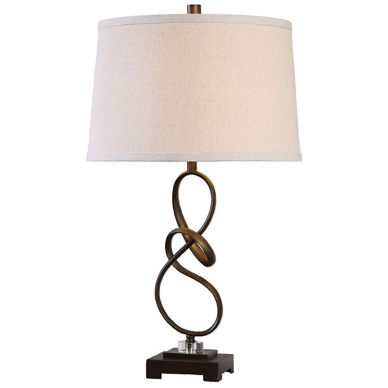 Image 2 Uttermost Tenley 27 1/4 inch Oil-Rubbed Bronze Hand-Twisted Table Lamp