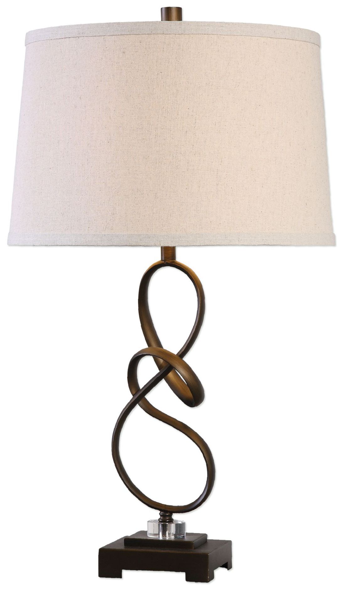 Uttermost Tenley Oil Rubbed Bronze HandTwisted Table Lamp 13X95