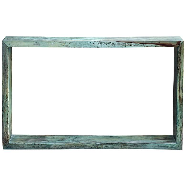 Image 2 Uttermost Teo 51 1/2 inchW Caribbean Blue-Green Console Table