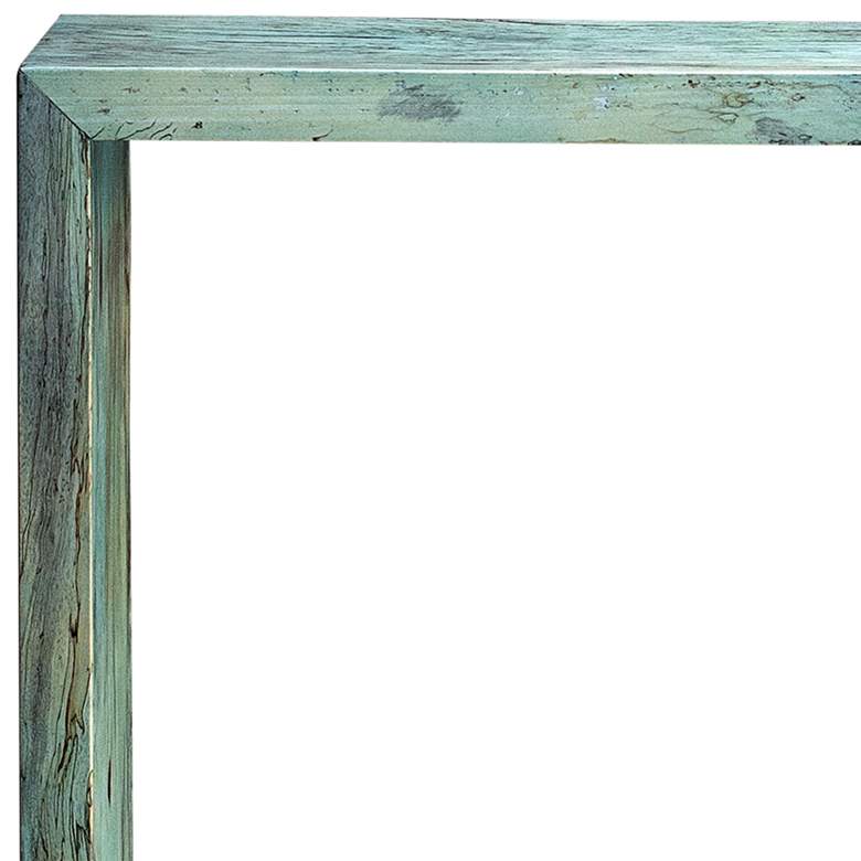 Image 3 Uttermost Teo 51 1/2"W Caribbean Blue-Green Console Table more views