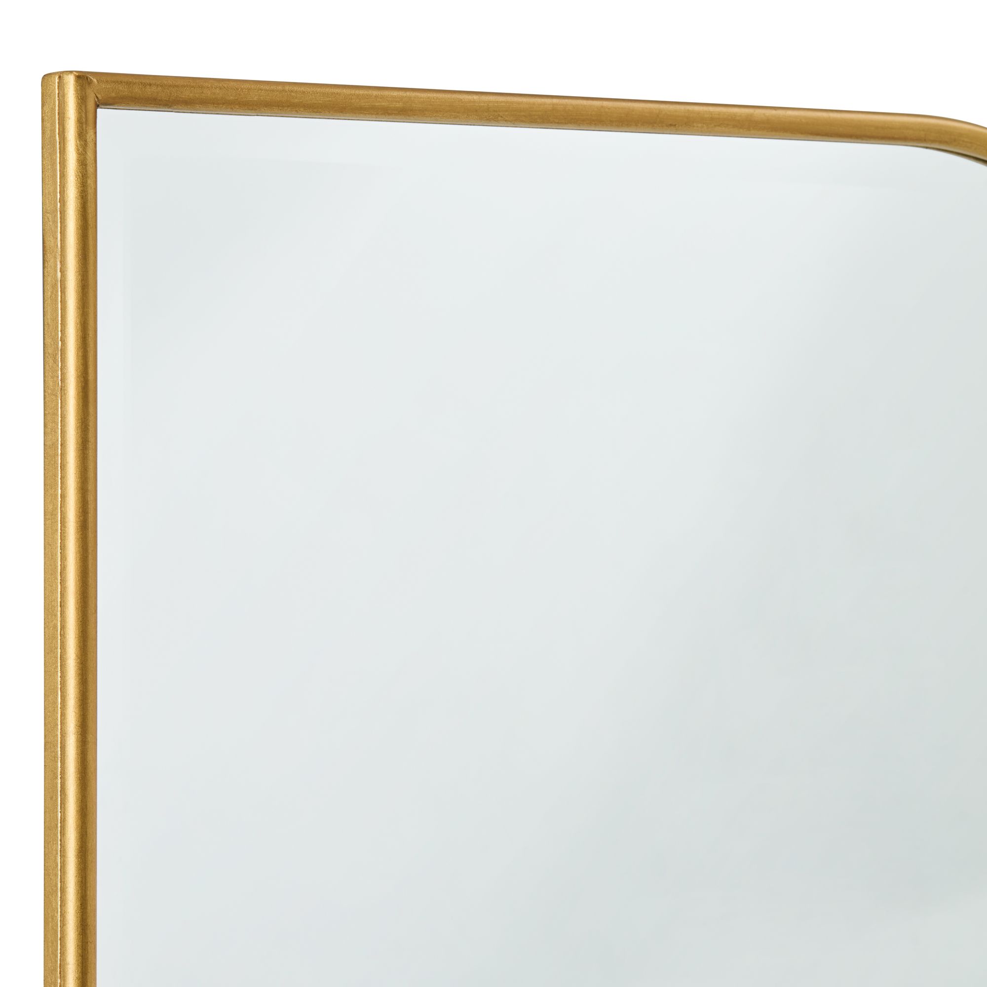 Image 2 Uttermost Tessa Teardrop 24x38 Modern Gold Bathroom Living Room Wall Mirror more views
