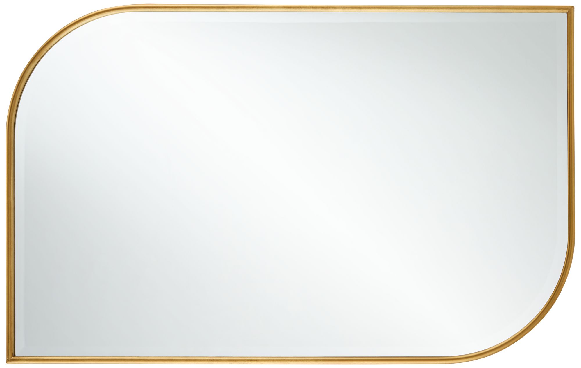 Image 4 Uttermost Tessa Teardrop 24x38 Modern Gold Bathroom Living Room Wall Mirror more views