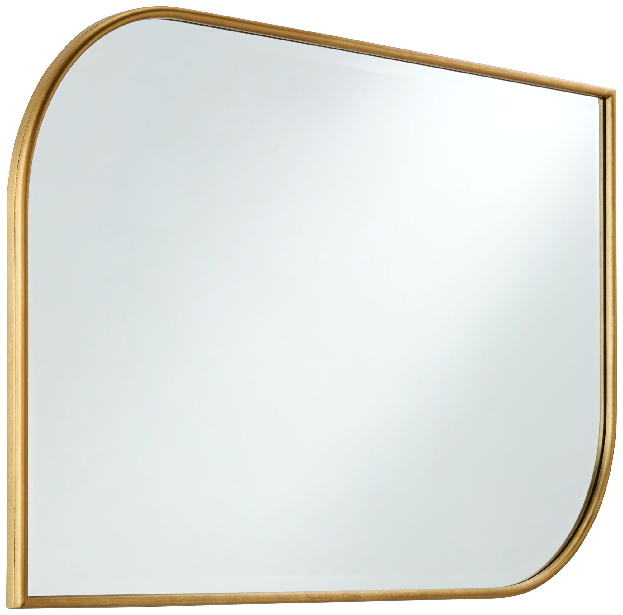 Image 6 Uttermost Tessa Teardrop 24x38 Modern Gold Bathroom Living Room Wall Mirror more views