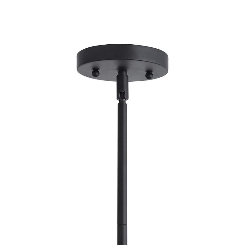 Image 5 Uttermost Thales 22"W Matte Black Geometric 3-Light Pendant more views
