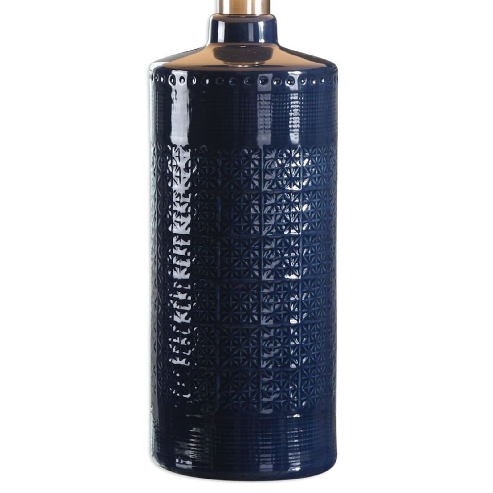 Image 4 Uttermost Thalia 31" High Modern Royal Blue Ceramic Table Lamp more views