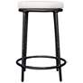 1_Uttermost Thayer 26" Java Cast Aluminum Indoor-Outdoor Counter Stool