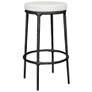 3_Uttermost Thayer 31" Java Cast Aluminum Indoor-Outdoor Bar Stool more views