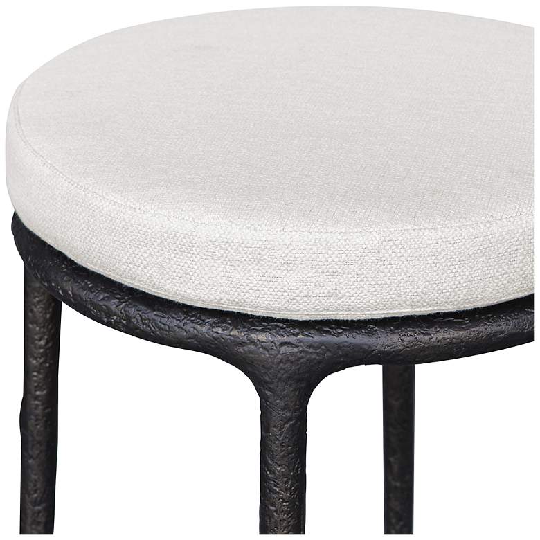 Image 4 Uttermost Thayer 31" Java Cast Aluminum Indoor-Outdoor Bar Stool more views