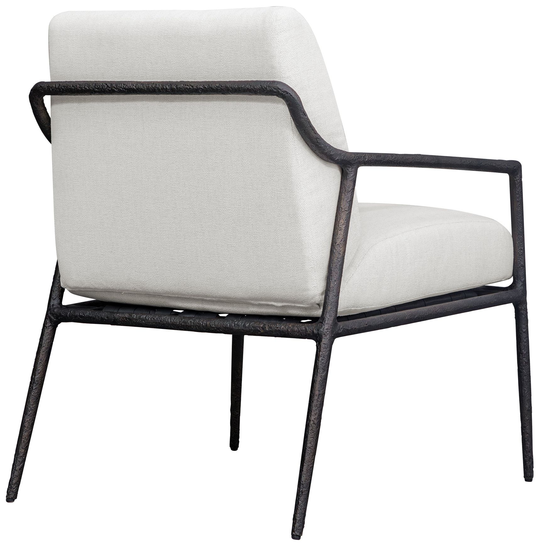 Image 4 Uttermost Thayer Java Metal Outdoor Lounge Chair with Cushion more views