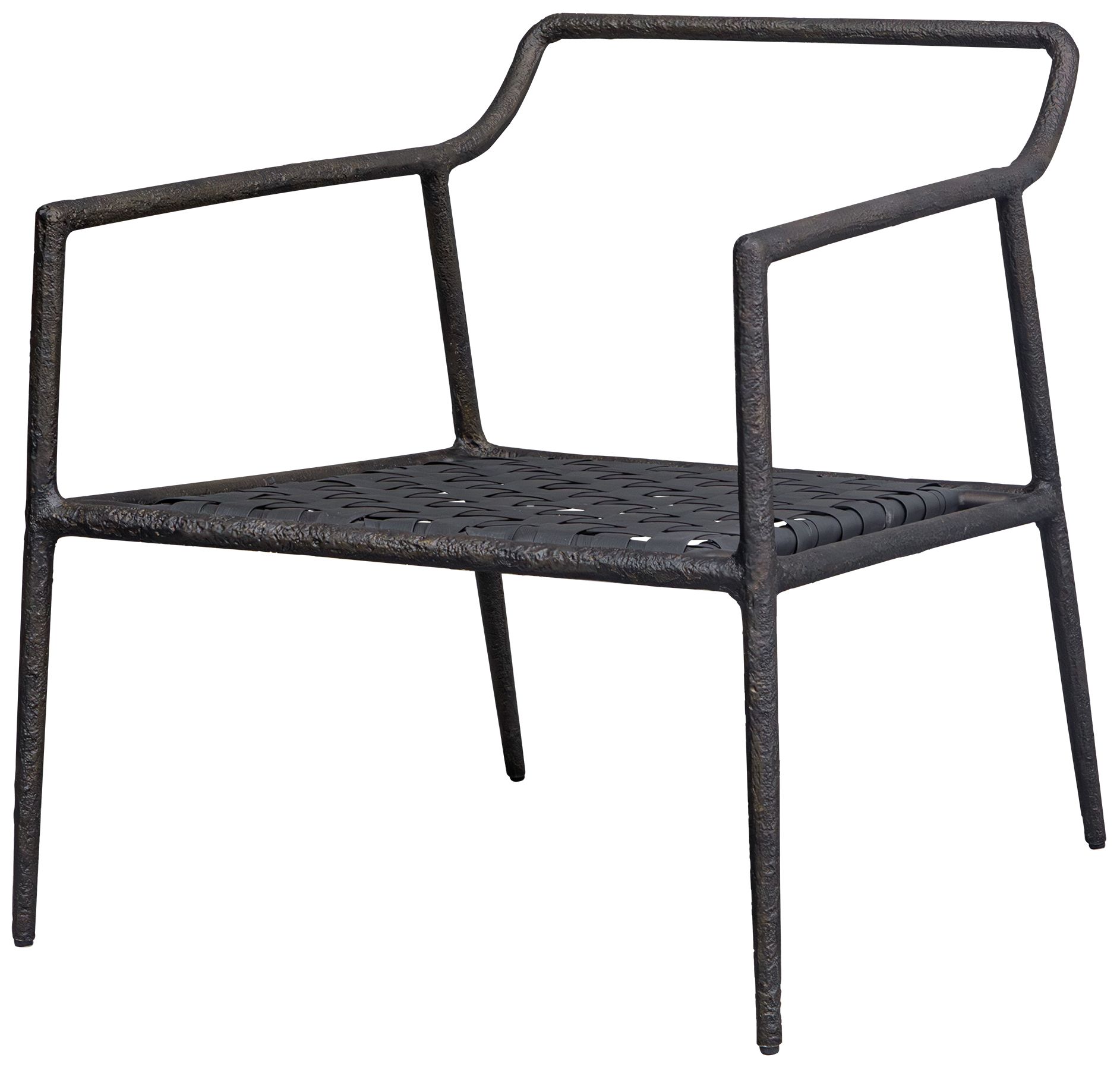 Uttermost Thayer Java Metal Outdoor Lounge Chair with Cushion