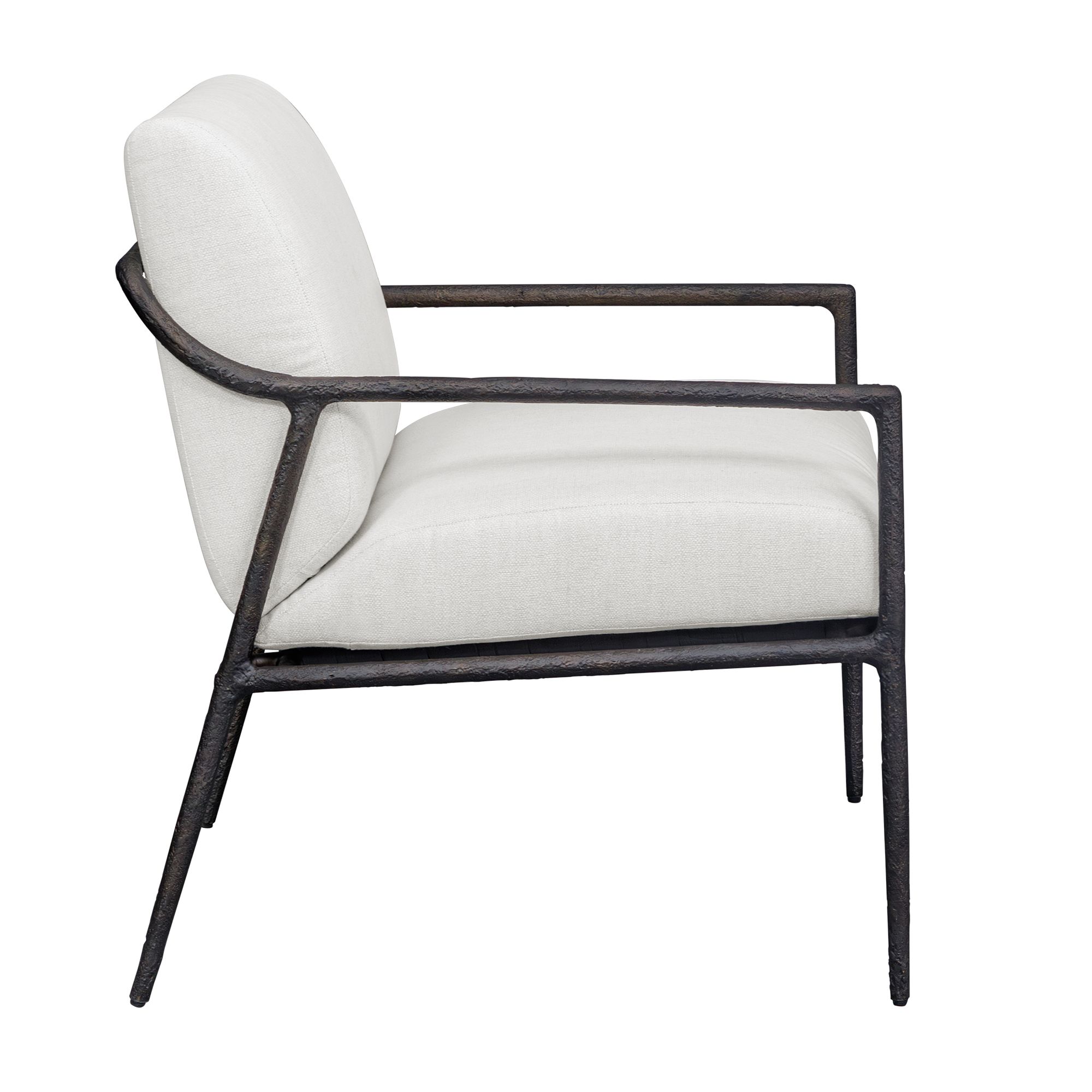 Uttermost Thayer Java Metal Outdoor Lounge Chair with Cushion