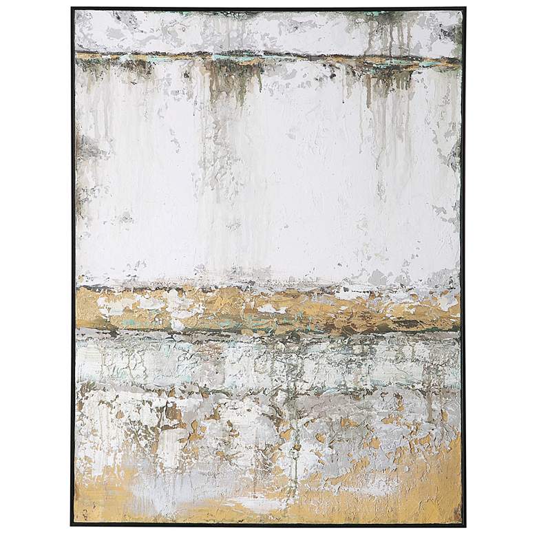 Uttermost The Wall 47.75-in High Hand Painted Canvas
