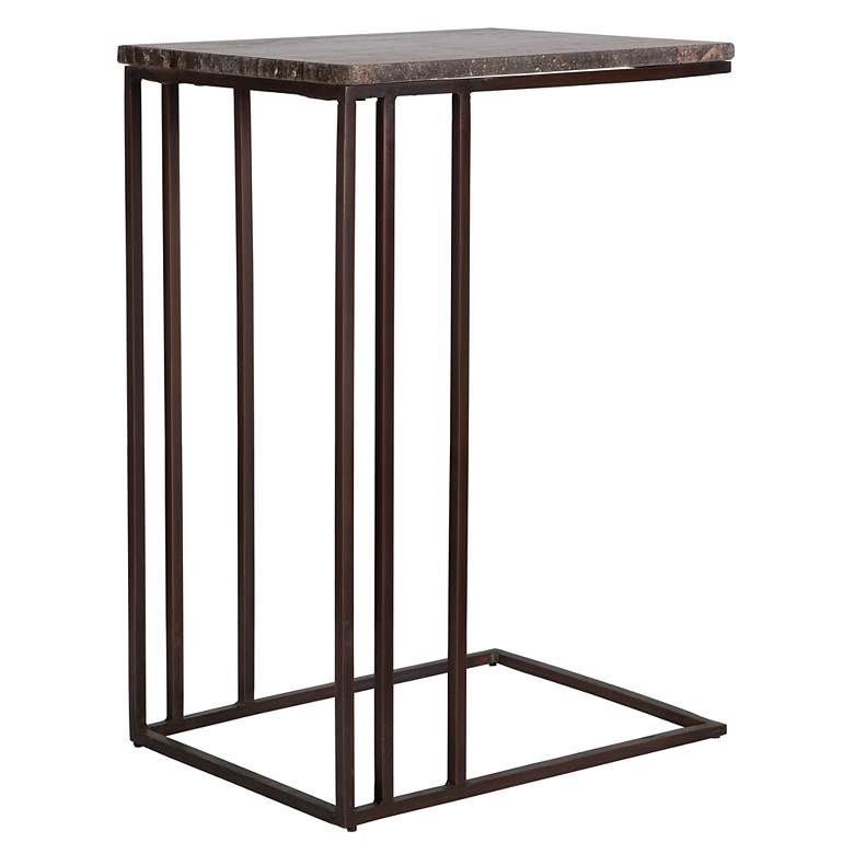 Image 4 Uttermost Theodore 23" High Dark Bronze Metal Accent Table more views