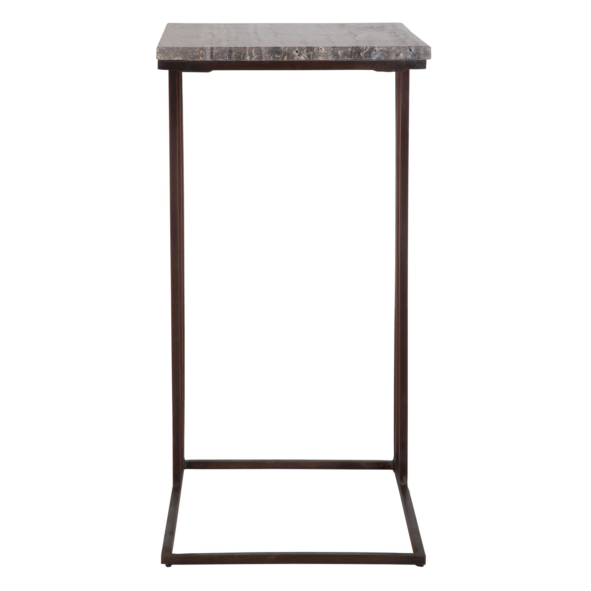Uttermost Theodore 23" High Dark Bronze Metal Accent Table
