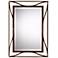 Uttermost Thierry Bronze 28" x 38" Rectangular Wall Mirror