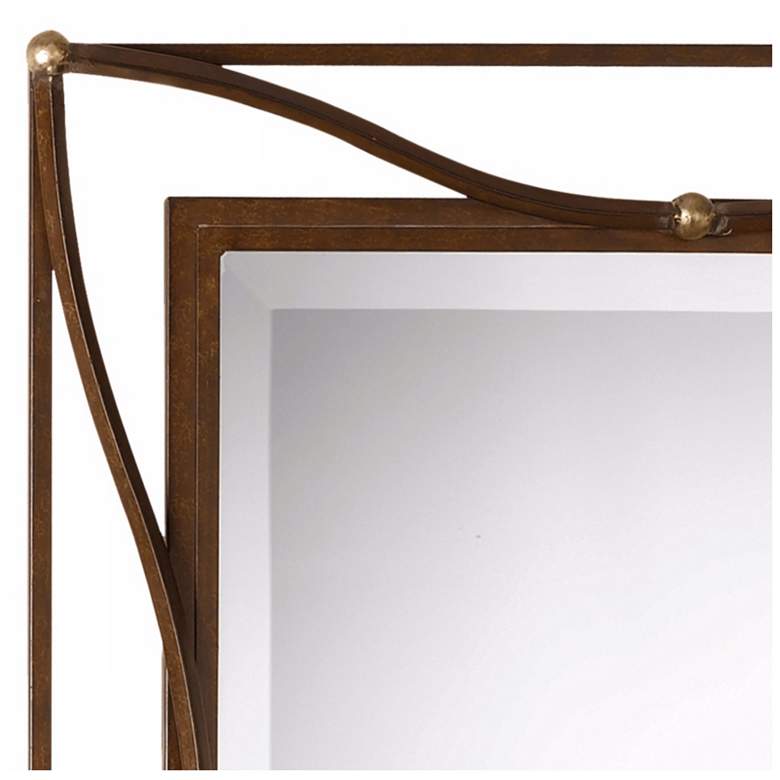 Uttermost Thierry Bronze 28 inch x 38 inch Rectangular Wall Mirror more views