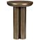 Uttermost Thorp 22" H x 15" W Brass Aluminum Outdoor Accent Table