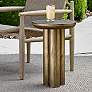 1_Uttermost Thorp 22" H x 15" W Brass Aluminum Outdoor Accent Table