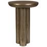 5_Uttermost Thorp 22" H x 15" W Brass Aluminum Outdoor Accent Table more views