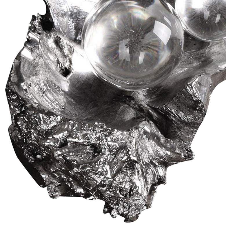 Image 3 Uttermost Three Peas in a Pod 20 1/2" Wide Silver Sculpture more views