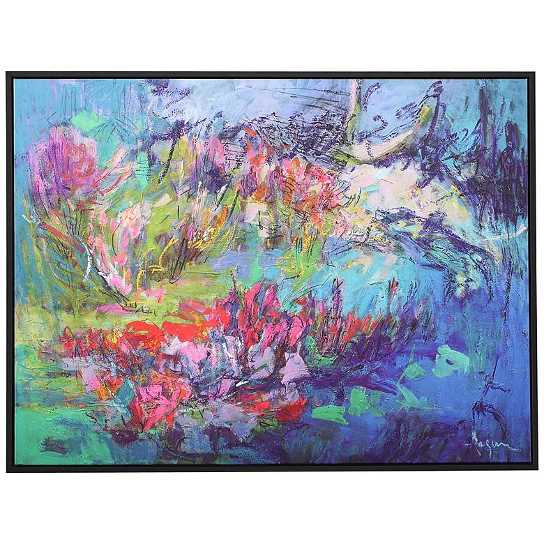 Image 2 Uttermost Threshold Of A Dream 49 1/4 inch W Framed Canvas
