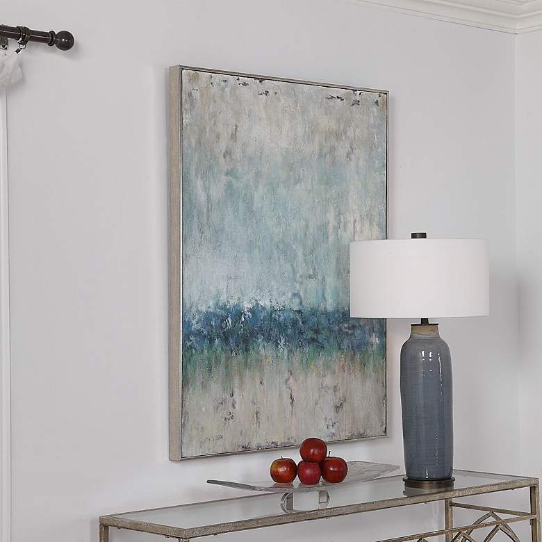 Image 5 Uttermost Tidal Wave 47" High Framed Canvas Wall Art more views