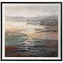 Uttermost Tides 49-in Square Framed Hand Painted Canvas