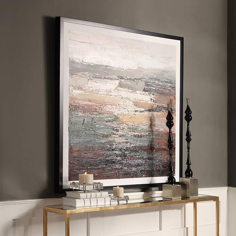Image 7 Uttermost Tides 49" Square Framed Canvas Wall Art more views