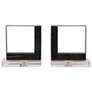 Uttermost Tilman Clear and Black Bookends 2PC