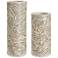 Uttermost Timber Swirl 2-Piece Ceramic Vase Set