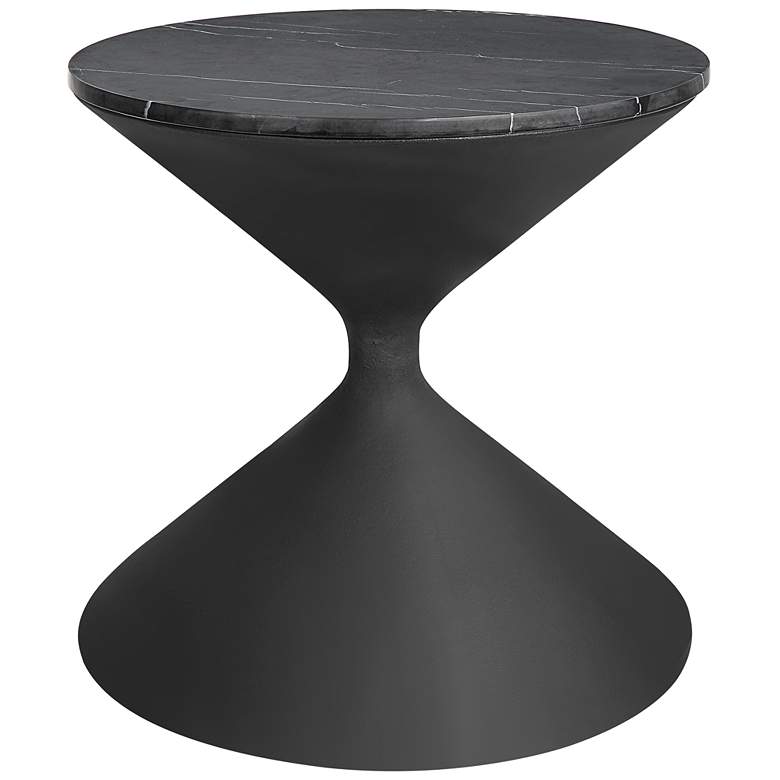 Image 1 Uttermost Time&#39;s Up Hourglass Shaped Side Table