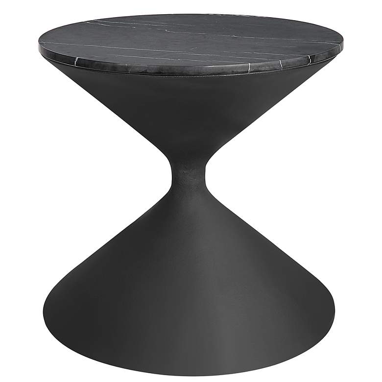 Image 2 Uttermost Time's Up Hourglass Shaped Side Table