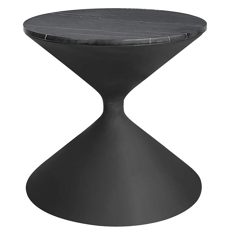 Image 1 Uttermost Time&#39;s Up Hourglass Shaped Side Table