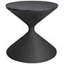 Uttermost Time&#39;s Up Hourglass Shaped Side Table