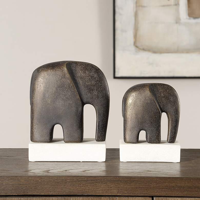 Image 3 Uttermost Timeless Tusk 2-Piece Sculptures more views