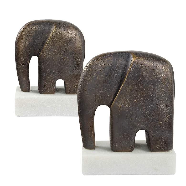 Image 4 Uttermost Timeless Tusk 2-Piece Sculptures more views