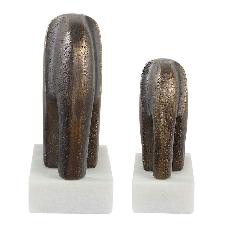 Image 5 Uttermost Timeless Tusk 2-Piece Sculptures more views