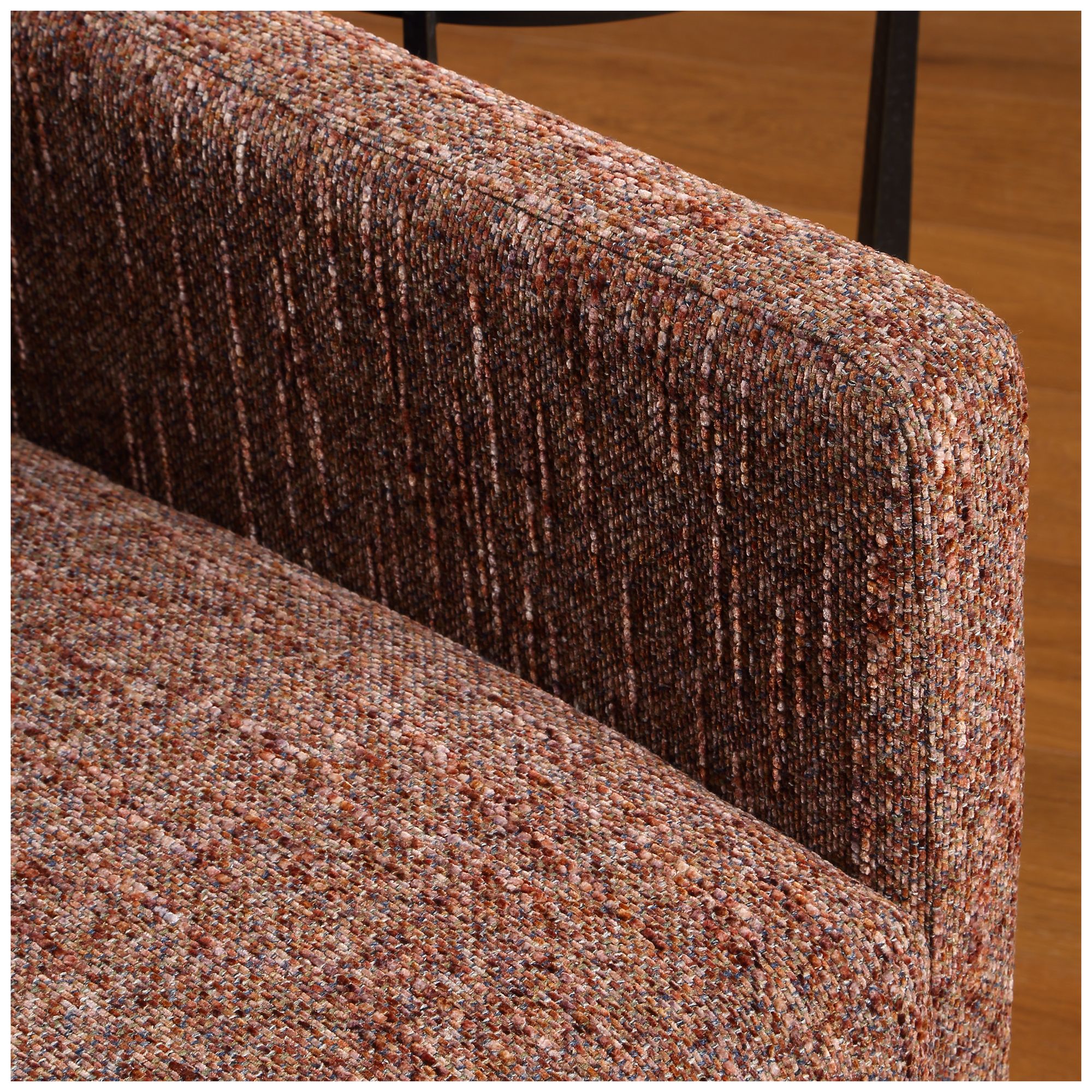 Image 6 Uttermost Tisdell Canyon and Blush Upholstered Swivel/Glider more views