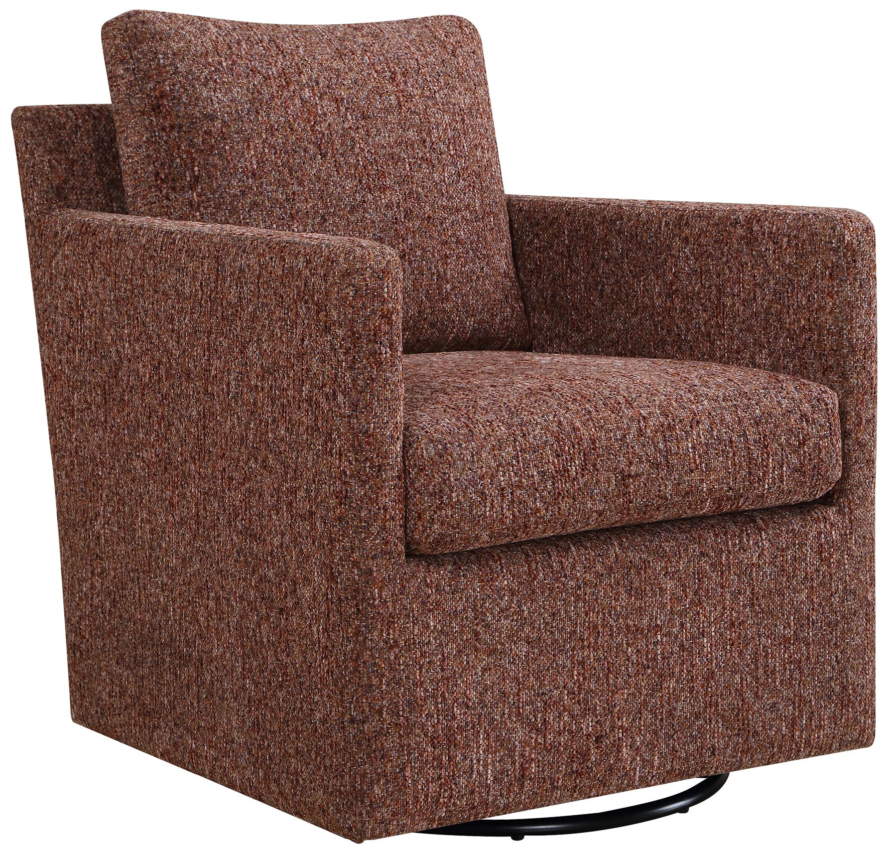 Image 7 Uttermost Tisdell Canyon and Blush Upholstered Swivel/Glider more views