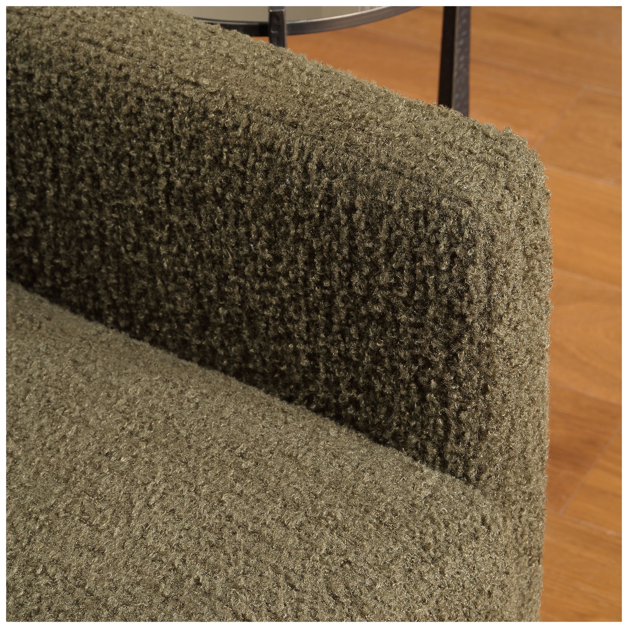 Image 4 Uttermost Tisdell Kale Green Upholstered Swivel/Glider more views