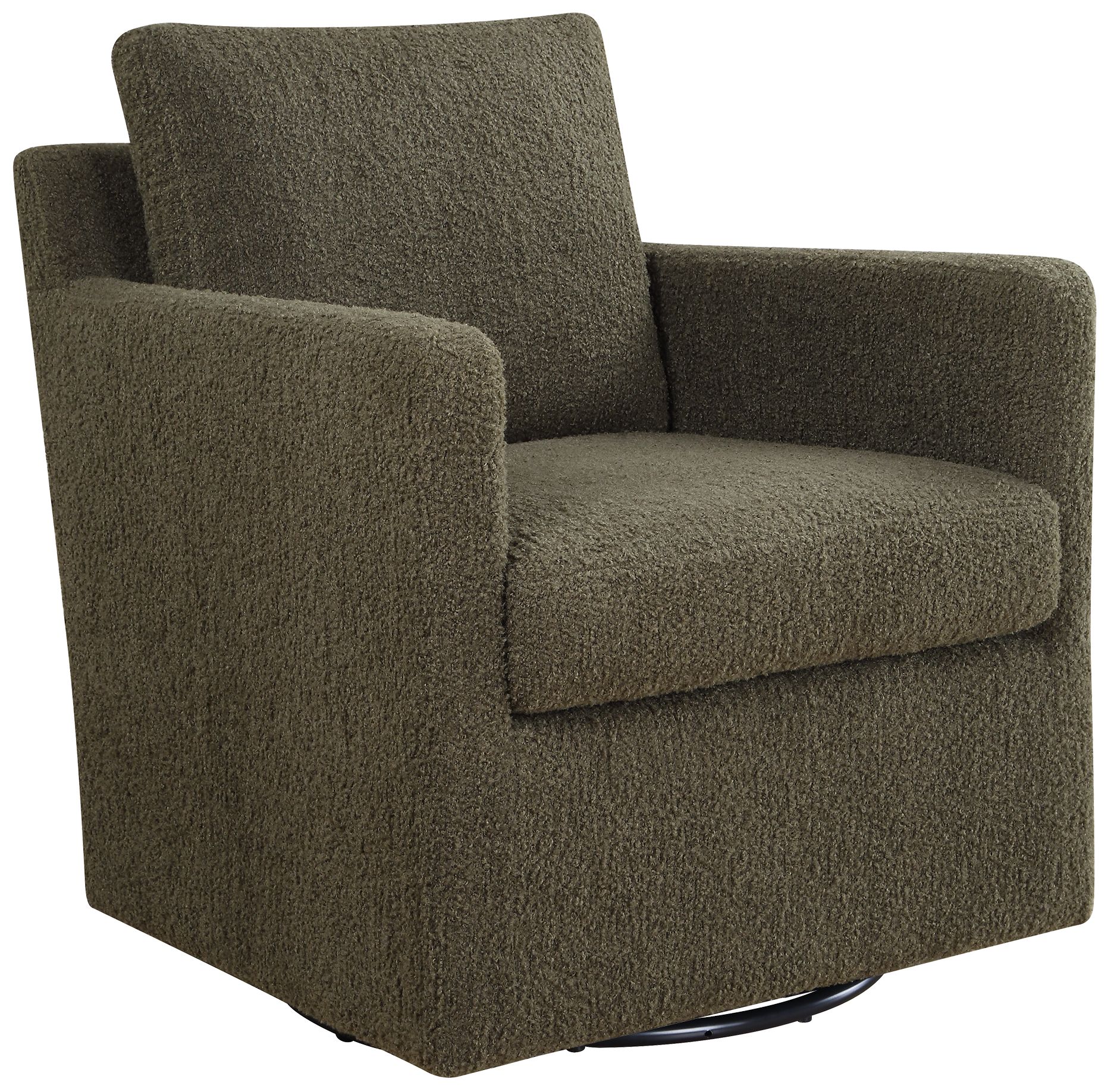 Image 5 Uttermost Tisdell Kale Green Upholstered Swivel/Glider more views