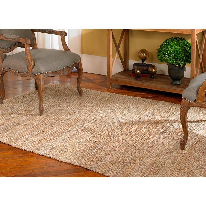 Image 1 Uttermost Tobais 5&#39;x8&#39; Beige and Gray Area Rug