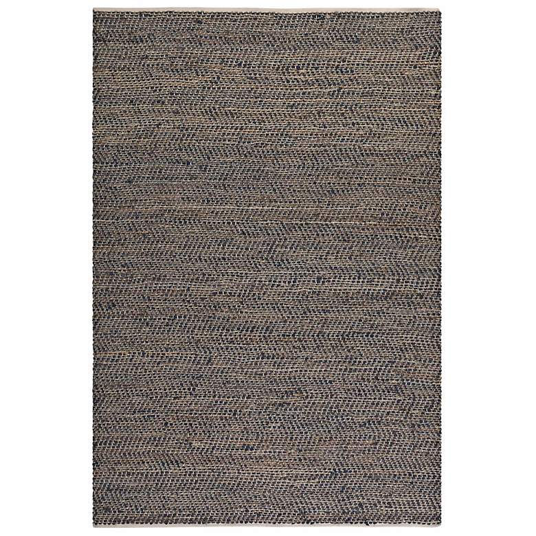 Image 3 Uttermost Tobais 71001 5'x8' Black and Tan Area Rug