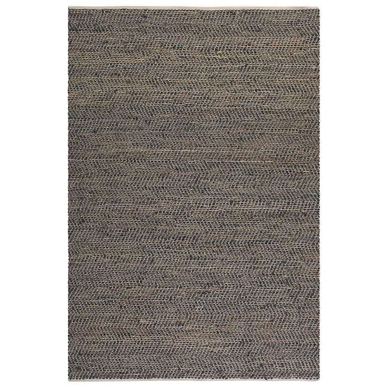 Image 3 Uttermost Tobais 71001 5'x8' Black and Tan Area Rug