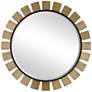 2_Uttermost Toluca Brass and Black 45" Round Wall Mirror